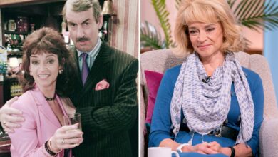 Photo of ‘He was tired’ John Challis on set with Only Fools and Horses co-star weeks before death