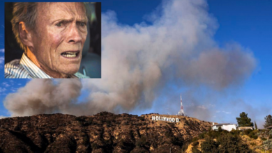 Photo of Clint Eastwood recounts the terrible fire in Hollywood, the studio had to be evacuated.