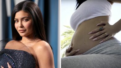 Photo of Kylie Jenner Shares an Intimate Glimpse into Her Pregnancy with Son Wolf